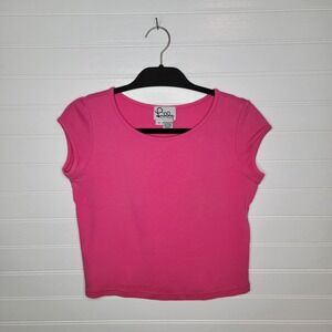 Lilly Pulitzer Size Small Pima Cotton Y2K Baby Tee Preppy Girly Plush Casual Top